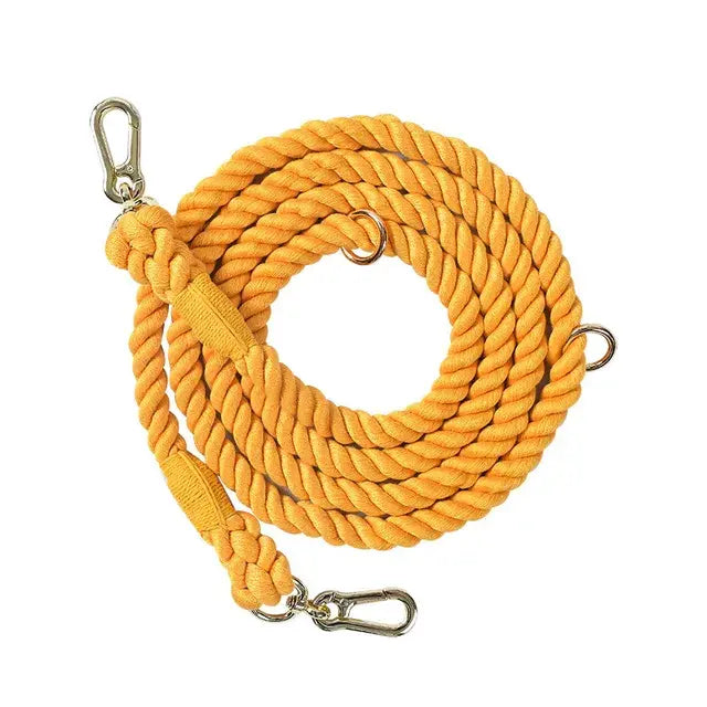 Handmade Braided Cotton Rope Dog Leash