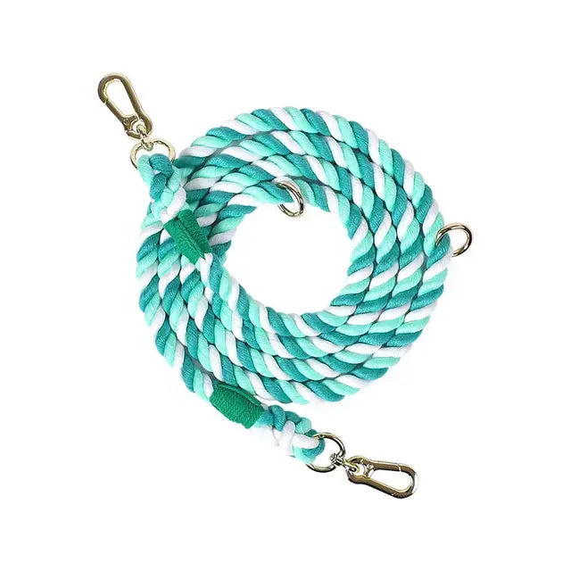 Handmade Braided Cotton Rope Dog Leash